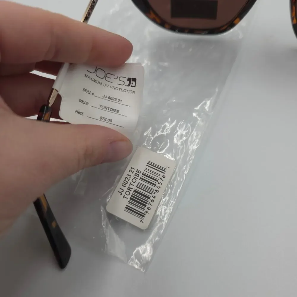 Joe's Jeans Brown Tortoise Uv Protection Sunglasses 6023